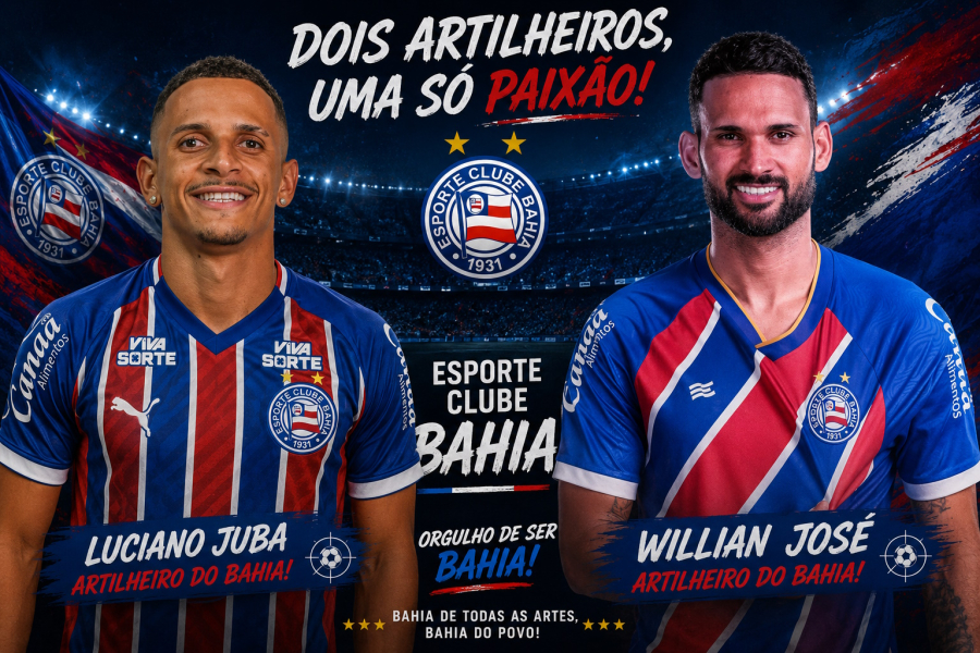LUCIANO JUBA E WILLIAN JOSÉ OS GOLEADORES DA TEMPORADA