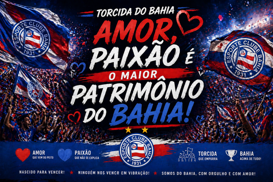 TORCIDA DO BAHIA: PATRIMÔNIO IMATERIAL DO ESTADO DA BAHIA.