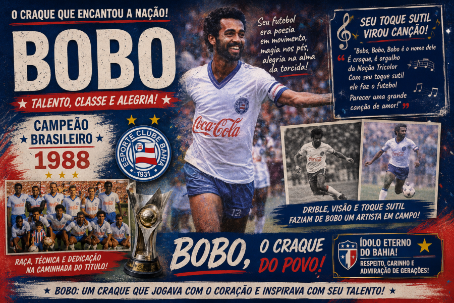 BOBO: O CRAQUE ELEGANTE COM TOQUE SUTIL