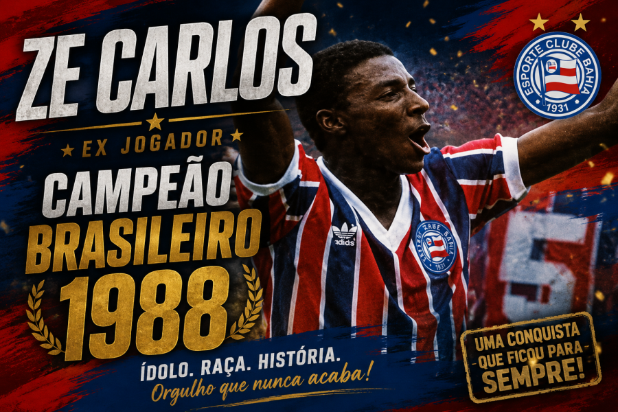 ZÉ CARLOS: DONO DE MUITA RAÇA, ALMA E AMOR PELO CLUBE