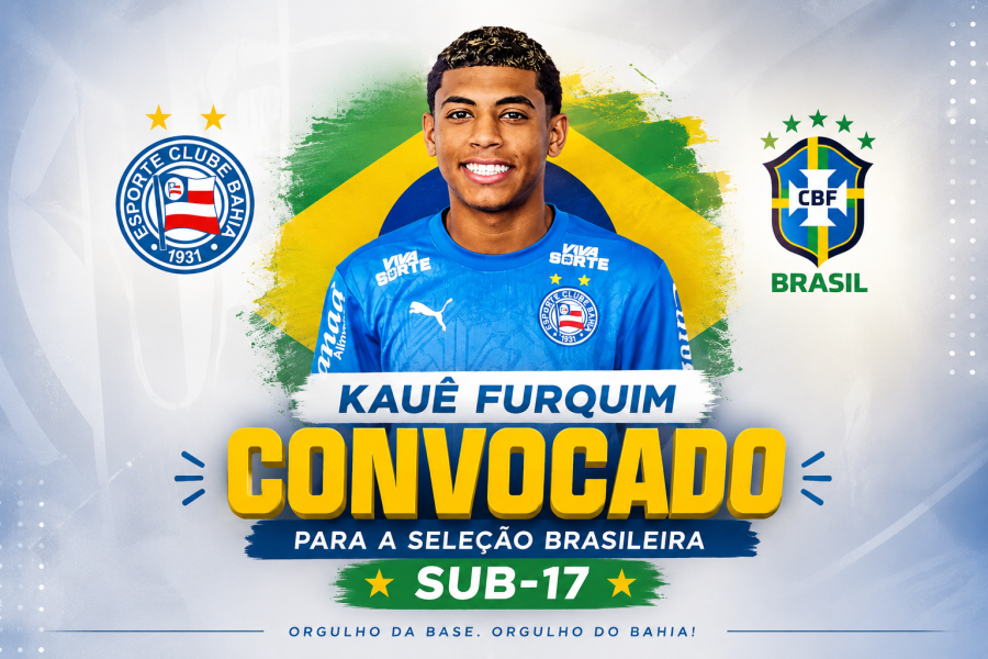Kauê Furquim confirma grande fase e é convocado para a Seleção Brasileira Sub-17